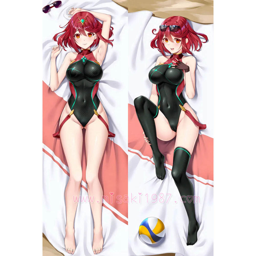 Xenoblade 2 Dakimakura Pyra Body Pillow Case 05